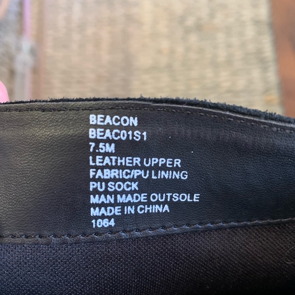 Steve Madden Black Suede Slouch Beacon Boots - EUC - Picture 7 of 8